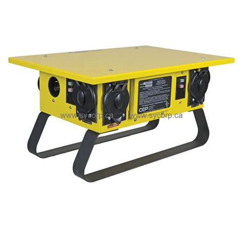 electrical power center yellow box|50A 125/250V TEMPORARY POWER X.